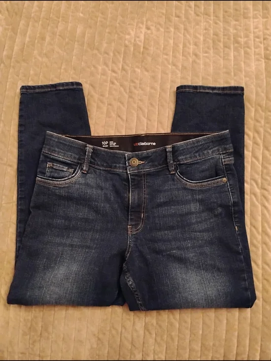 Liz Claiborne Dark Blue Skinny Jeans - Picture 4 of 6